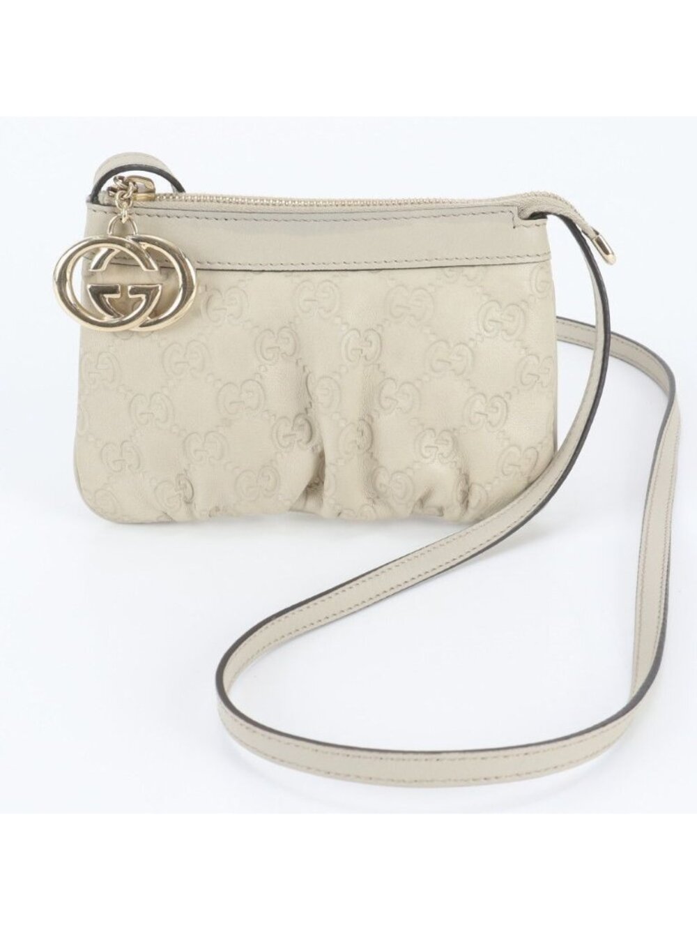 Gucci Interlocking G Guccissima Leather Shoulder Bag